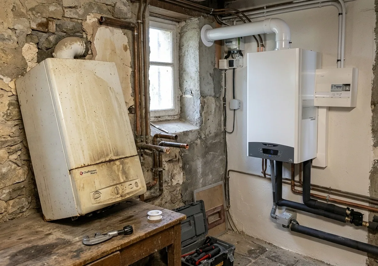 Remplacement de chaudière à Royan